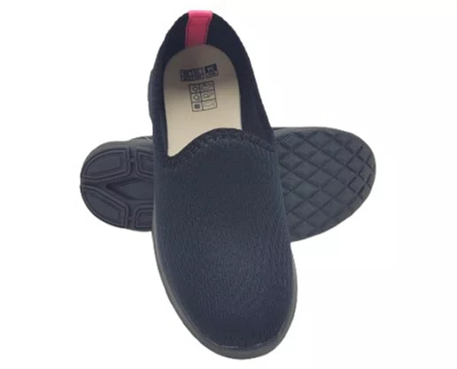 Tênis Calce Fácil  Feminino FEMME-8X Zeuz  Preto e Pink