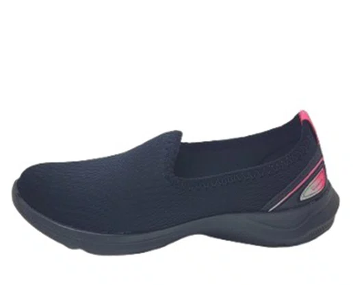 Tênis Calce Fácil  Feminino FEMME-8X Zeuz  Preto e Pink