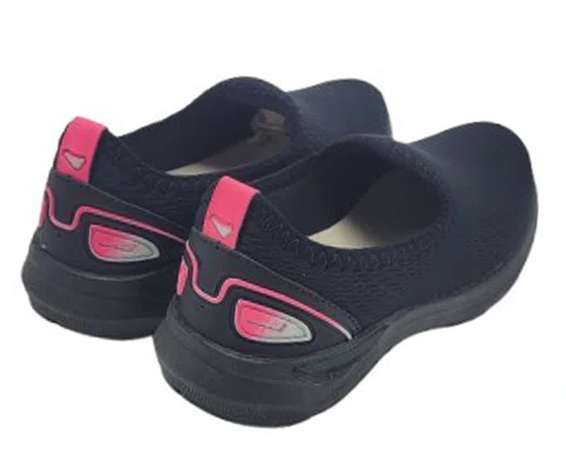 Tênis Calce Fácil  Feminino FEMME-8X Zeuz  Preto e Pink