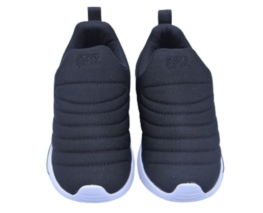 Tênis Calce Fácil Masculino Juvenil G-274 Gibizinho Preto