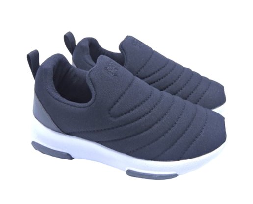 Tênis Calce Fácil Masculino Juvenil G-274 Gibizinho Preto