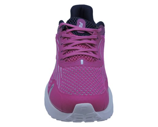 Tênis Feminino Adulto Action F02R049 Fila Rosa , Marinho e Prata
