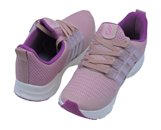 Tênis Feminino Adulto Em Tecido SK4550 Spark  Rose e Uva