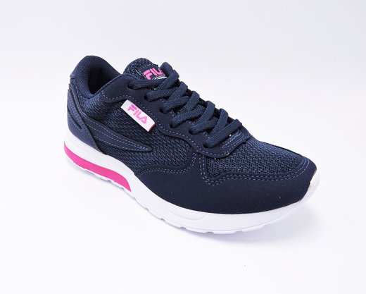 Tênis Feminino Adulto Esportivo Extra Runner 51U373X Fila Marinho e Rosa