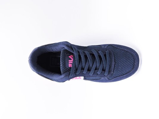 Tênis Feminino Adulto Esportivo Extra Runner 51U373X Fila Marinho e Rosa