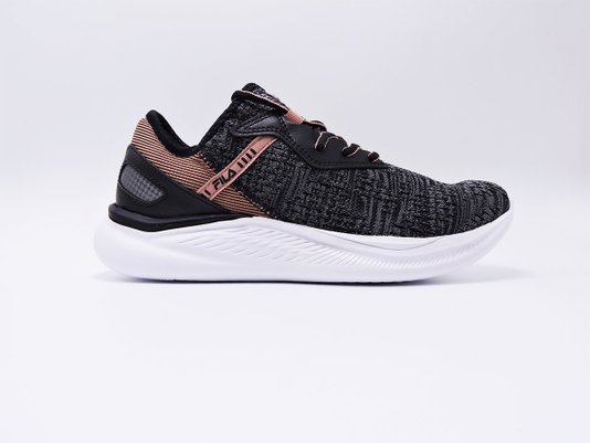 Tênis Feminino Adulto Esportivo Fabulous Fila Preto e Rosa Velho