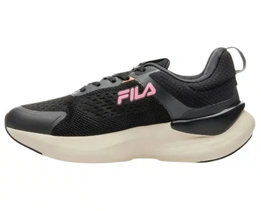 Tênis Feminino Adulto Improve F02R00153 Fila Preto/Cobre e Rosa Claro