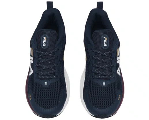 Tênis Feminino Adulto Prisma F02R00141 Fila Marinho/Borgonha e Dourado
