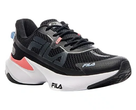Tênis Feminino Adulto Recovery 51J728X Fila Preto/Rosa e Azul
