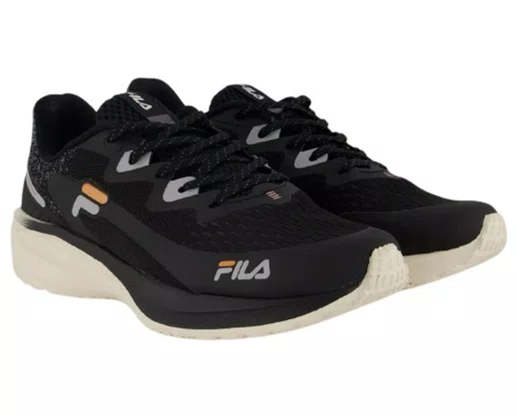 Tênis Feminino Adulto Spritz F02TR00074 Fila Preto/Rose e Cobre
