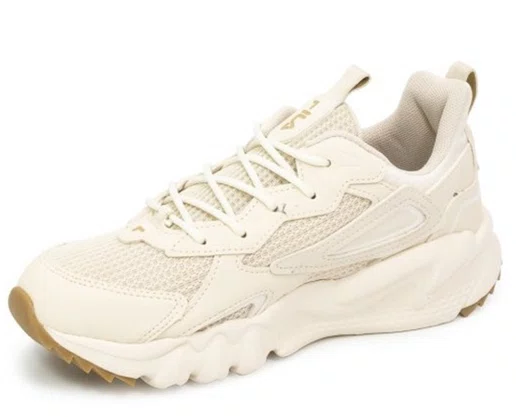 Tênis Feminino Fila Venture Tracer F02L00130 Bege e Dourado