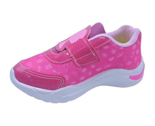 Tênis Feminino Infantil Com Led MP2338 Mini-Pé Pink e Rosa Bebê