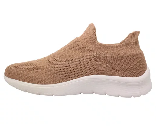 Tênis Feminino Knit Calce Fácil 4332.101 Beira Rio Nude
