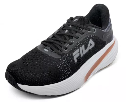 Tênis Feminino Racer Nairobi F02R00122 Fila Preto,Cinza e Cobre