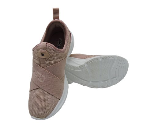 Tênis Jogging Feminino Adulto Em Nylon Com Solado Em PVC ST810 Sound Rose
