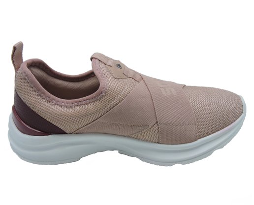 Tênis Jogging Feminino Adulto Em Nylon Com Solado Em PVC ST810 Sound Rose