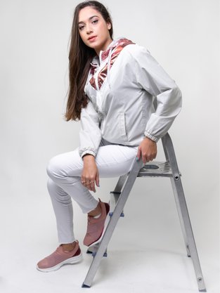 Tênis Jogging Feminino Adulto Em Nylon Com Solado Em PVC ST810 Sound Rose
