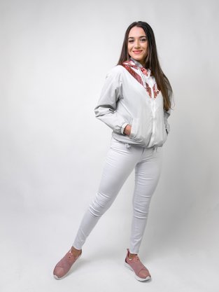 Tênis Jogging Feminino Adulto Em Nylon Com Solado Em PVC ST810 Sound Rose