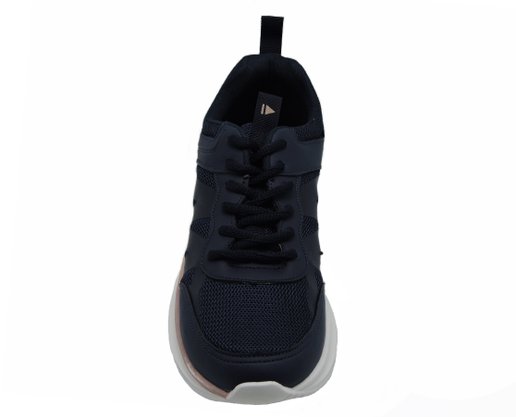 Tênis Jogging Feminino Adulto Em Nylon Com Solado Em PVC ST830 Sound Marinho