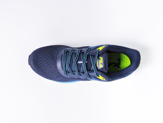 Tênis Masculino Esportivo Fila Arrow 11J640X  Marinho,Azul e Limão
