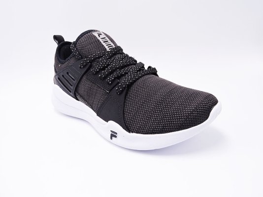 Tênis Masculino Adulto Esportivo Essential 11J636X Fila Preto e Prata