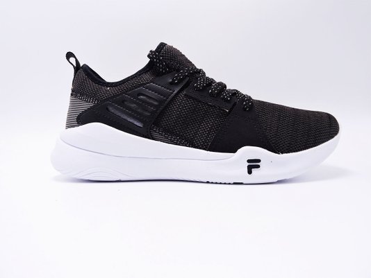 Tênis Masculino Adulto Esportivo Essential 11J636X Fila Preto e Prata