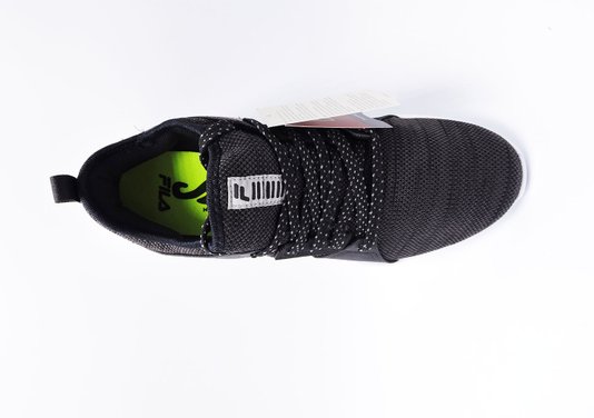 Tênis Masculino Adulto Esportivo Essential 11J636X Fila Preto e Prata