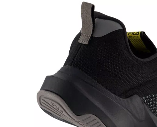Tênis Masculino Adulto Master F01TR00040 Fila Preto/Cinza e Amarelo