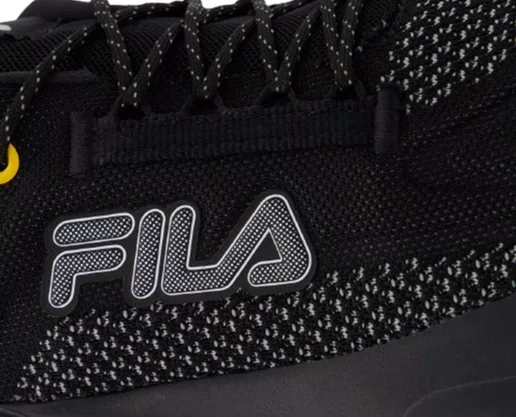 Tênis Masculino Adulto Master F01TR00040 Fila Preto/Cinza e Amarelo