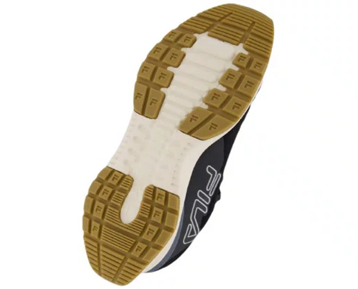 Tênis Masculino Adulto Ride F01TR00026 Fila Preto/Grafite e Bege