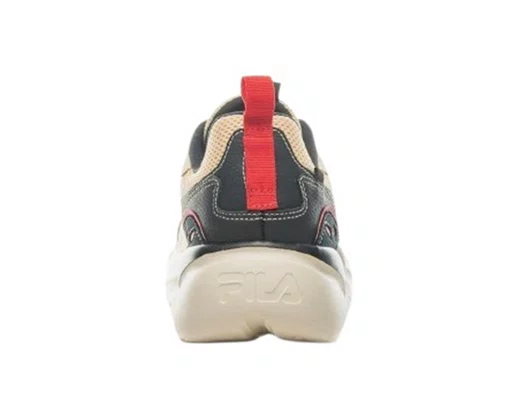 Tênis Masculino Adulto RT-LOW F01L00160 Fila Bege/Preto e Vermelho