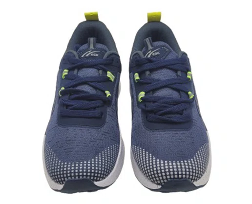 Tênis Masculino Casual Esportivo Fresh C5800 Nesk Marinho e Amarelo