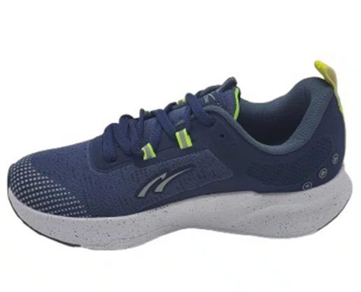 Tênis Masculino Casual Esportivo Fresh C5800 Nesk Marinho e Amarelo