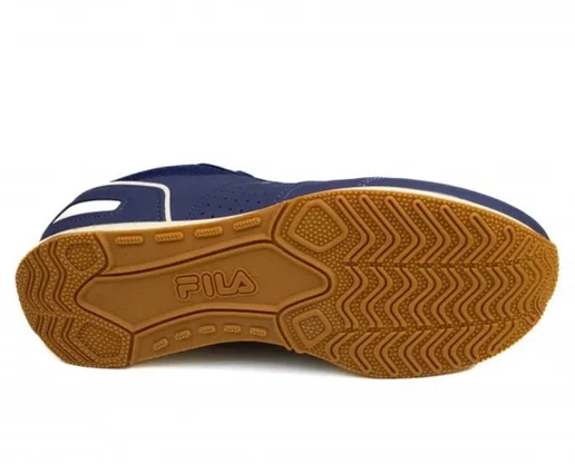 Tênis Masculino Fila Classic Runner SL F01L039 Marinho e Bege