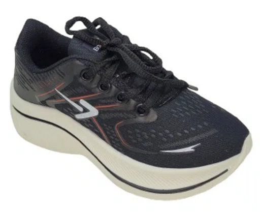 Tênis Masculino Juvenil Jogger BK1915 Box 200 Preto e Vermelho