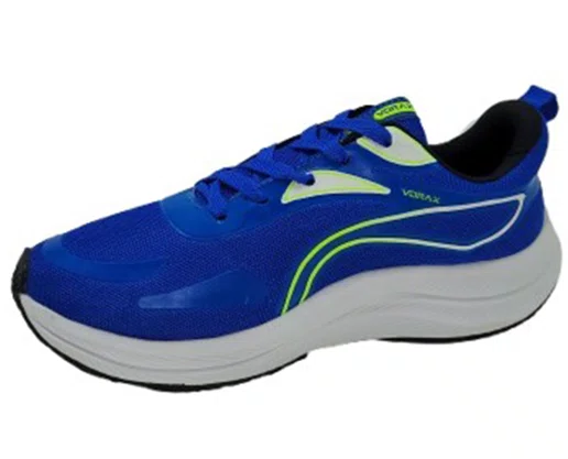 Tênis Unissex Adulto em Nylon Sintético 130BF110 Vorax Royal e Amarelo Flúor