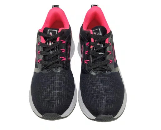 Tênis Unissex Adulto em Nylon Sintético 130BF90 Vorax Preto e Pink
