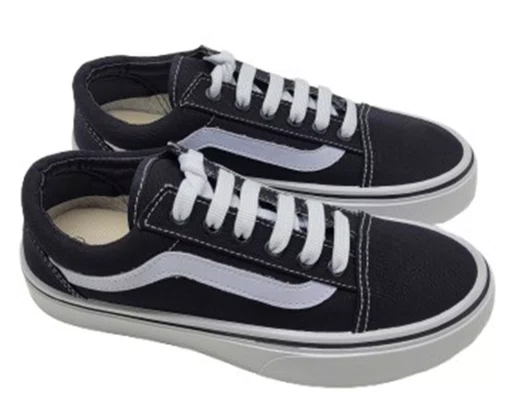 Tênis Unissex Adulto Street V-08 BackFlip Preto e Branco