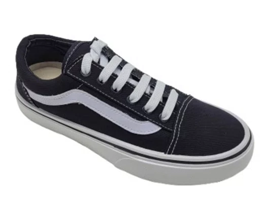 Tênis Unissex Adulto Street V-08 BackFlip Preto e Branco