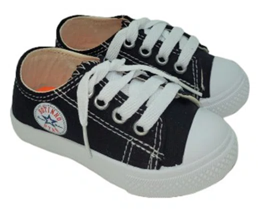 Tênis Unissex Infantil B241.02 Botinho Preto