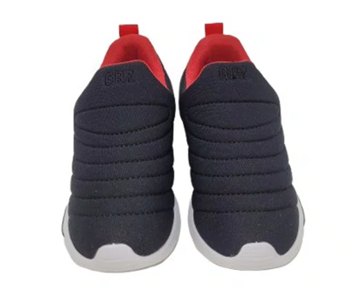Tênis Unissex Juvenil Jogging G-274 Gibizinho Preto e Vermelho
