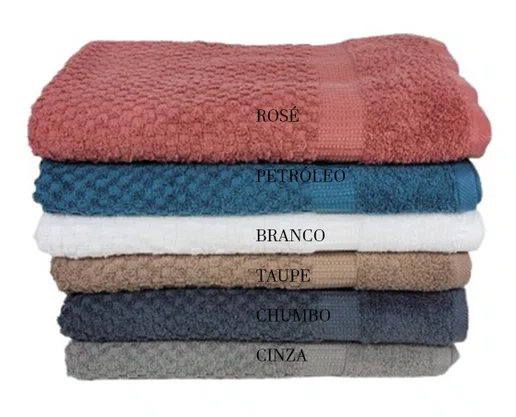 Toalha Banhão Jacquard Portofino 80X150 Corttex Branco