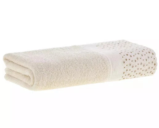 Toalha De Banho Com Aplicação  Princess 70X140 Buddemeyer Bege