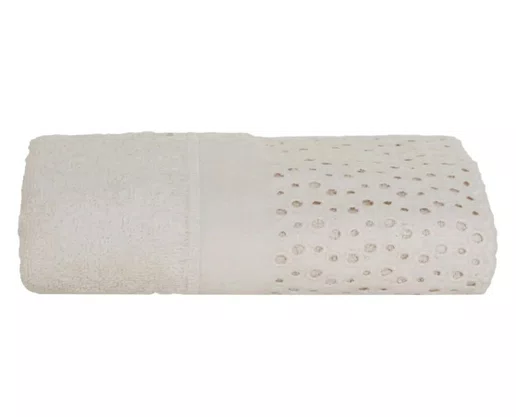 Toalha De Banho Com Aplicação  Princess 70X140 Buddemeyer Bege