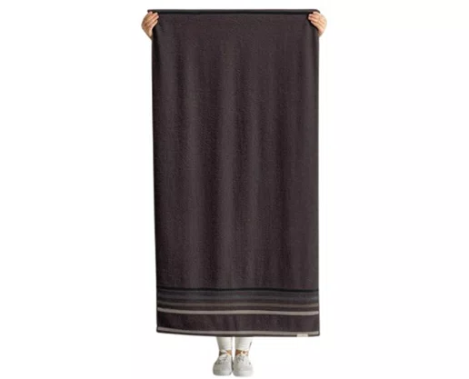 Toalha De Banho Fio Penteado Unika Lumina 70X140 Karsten Carbono