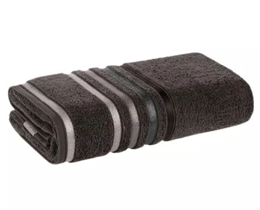 Toalha De Banho Fio Penteado Unika Lumina 70X140 Karsten Carbono