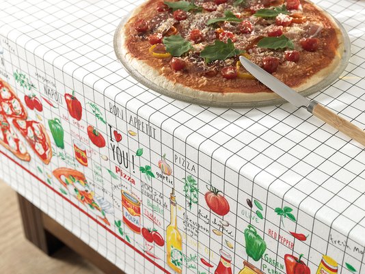 Toalha De Mesa Estampa Pizzaria 1,40 X 2,10 Karsten