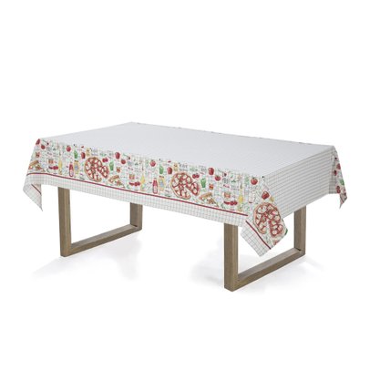 Toalha De Mesa Estampa Pizzaria 1,40 X 2,10 Karsten