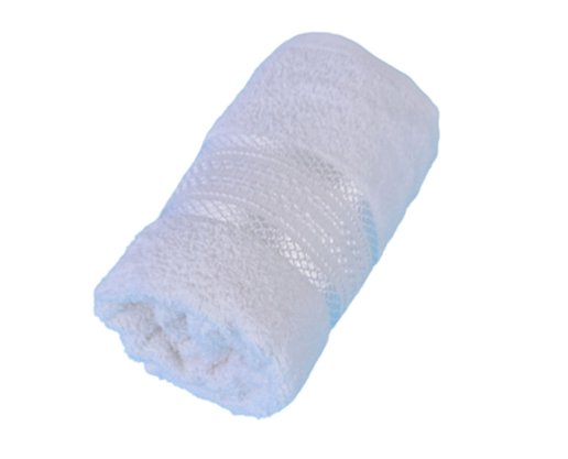 Toalha De Rosto Em Algodão 50 x 70cm Napoli Buettner Branco