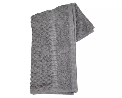 Toalha de Rosto Jacquard Portofino 50X70 Corttex Cinza